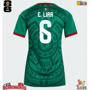 Mexico Erik Lira #6 Replica Home Stadium Shirt for Women World Cup 2026 Short Sleeve
